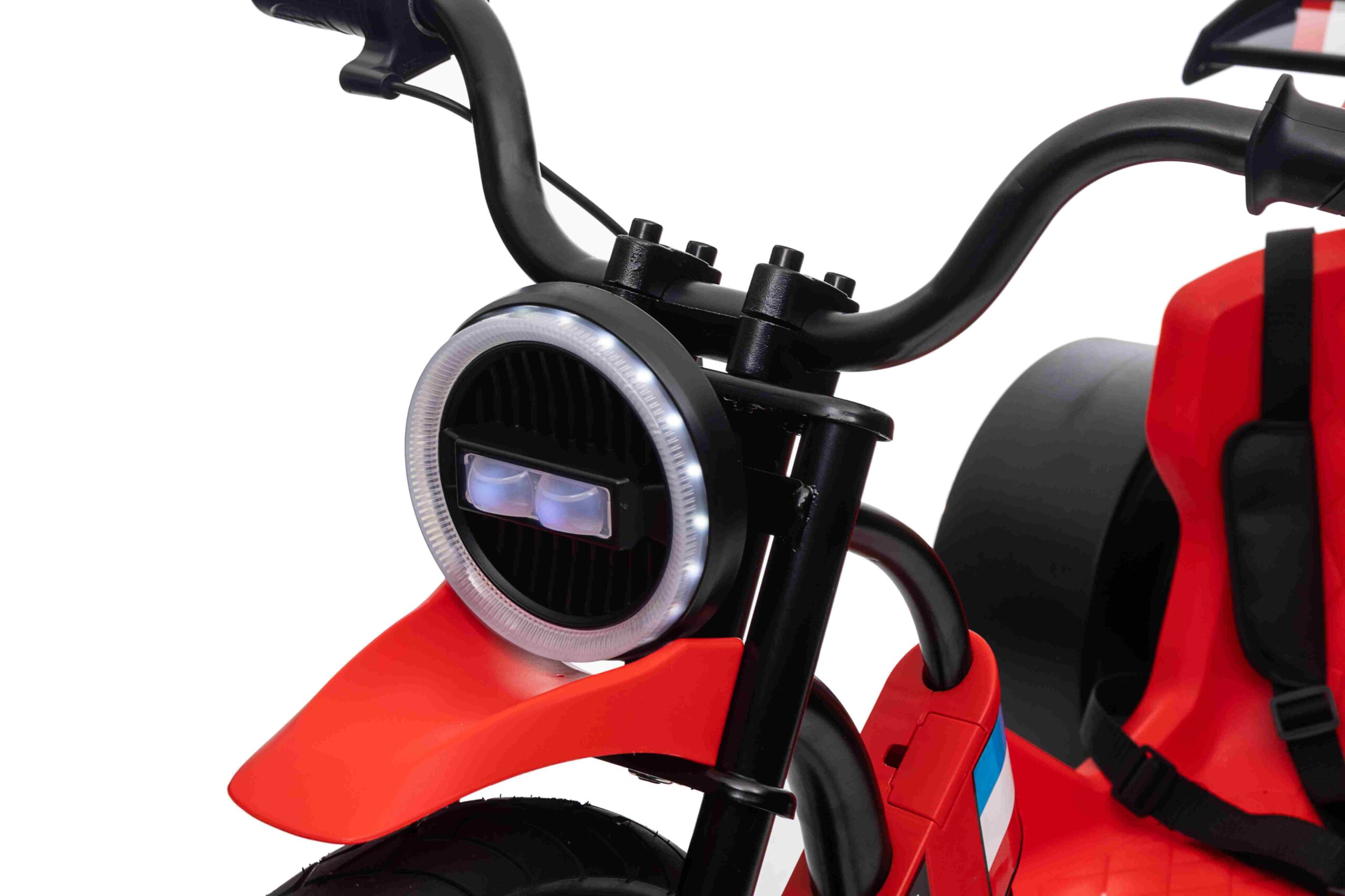 Drift trike electric pentru copii DRIFT BIKE "21 24V 500W faruri cu LED, viteza max 14 km/h (2338) Rosu - imagine 5
