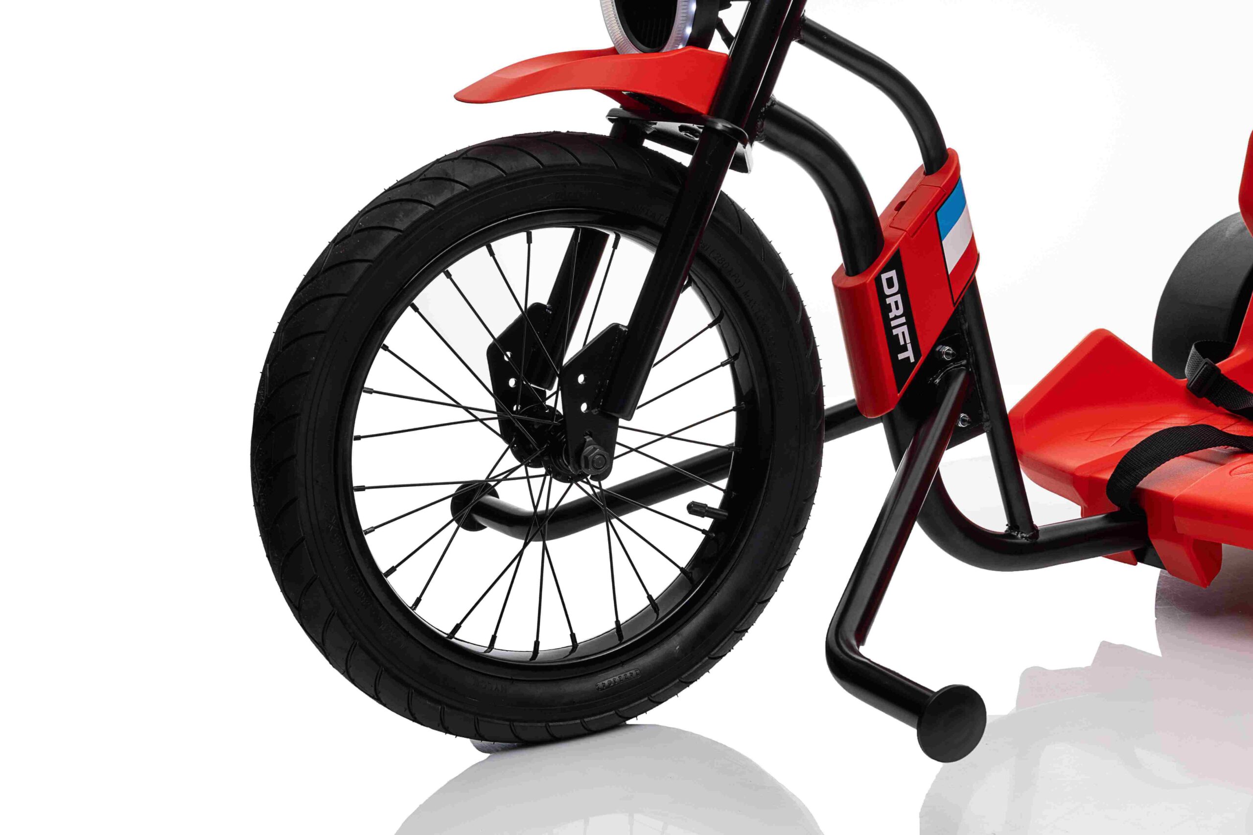 Drift trike electric pentru copii DRIFT BIKE "21 24V 500W faruri cu LED, viteza max 14 km/h (2338) Rosu - imagine 7