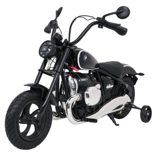 Motocicleta electrica pentru copii BMW R18 24 Volti 200W, viteza 4-16 km/h (sx8628) Negru