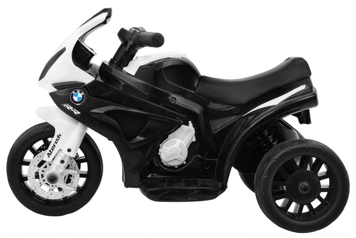 Motocicleta electrica mica de 6 volti, BMW S1000 RR (5188) Negru - imagine 3