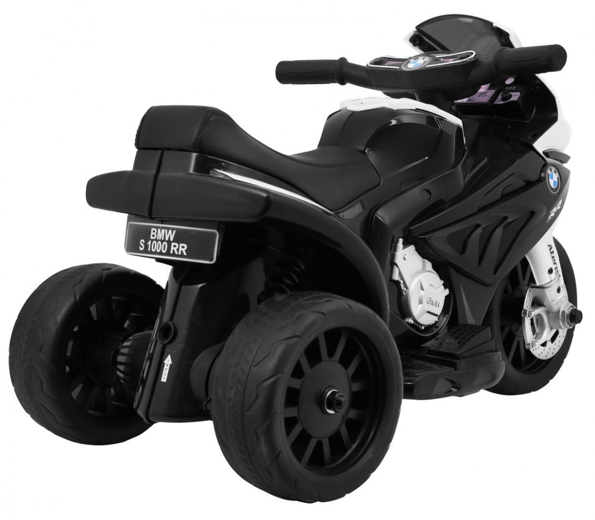 Motocicleta electrica mica de 6 volti, BMW S1000 RR (5188) Negru - imagine 6