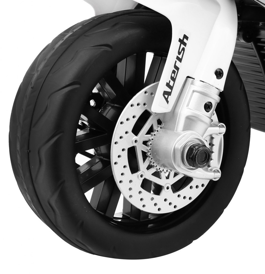 Motocicleta electrica mica de 6 volti, BMW S1000 RR (5188) Negru - imagine 9