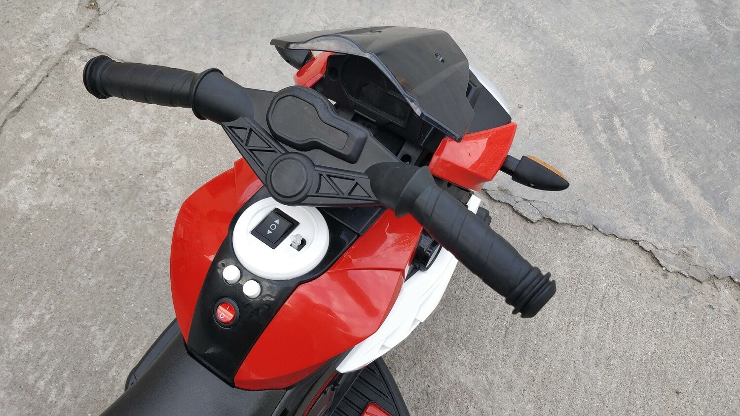 Motocicleta electrica pentru copii CHAMP (LZ-801) 6 volti, Rosu - imagine 3