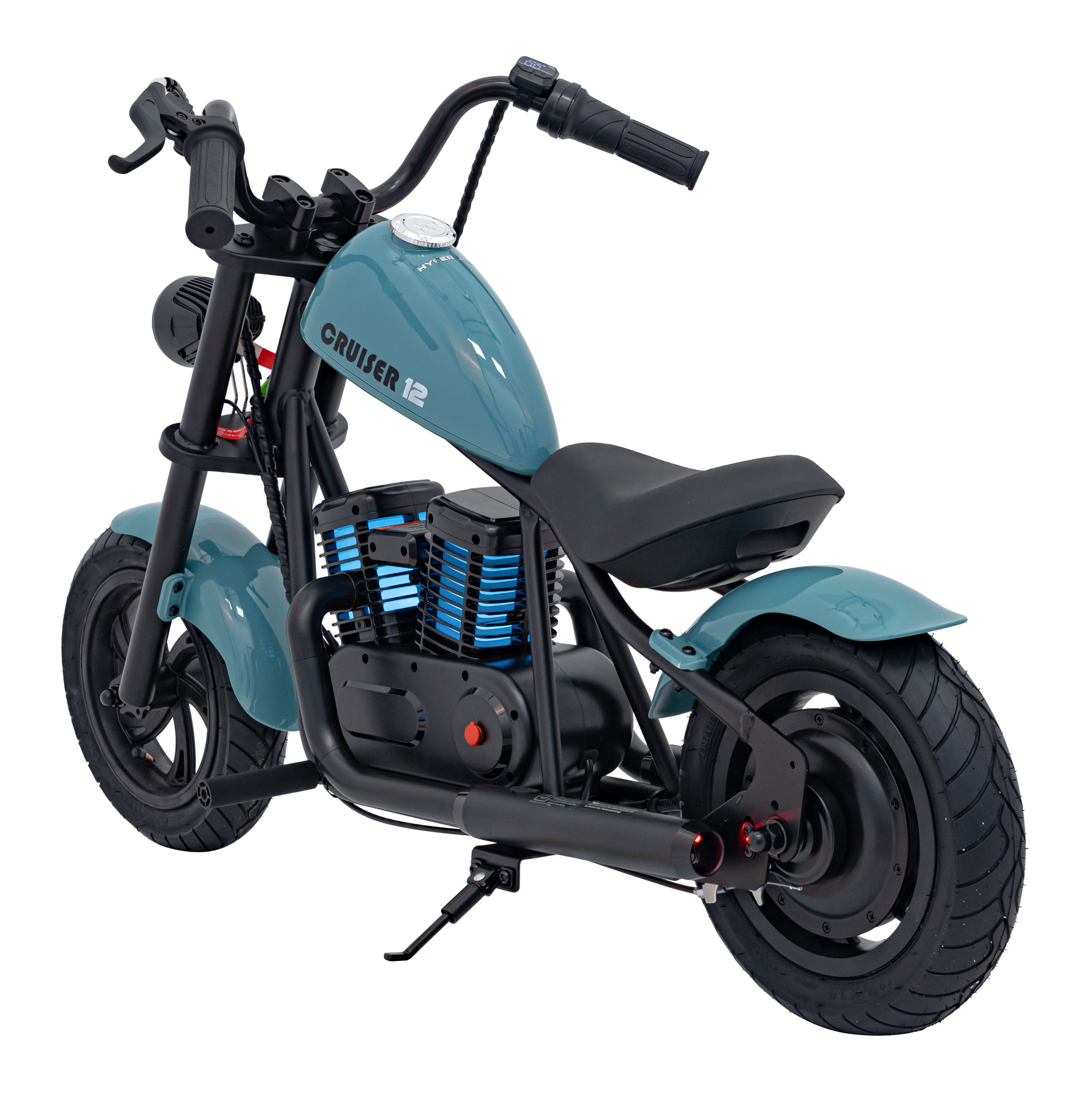 Motocicleta electrica pentru copii CRUISER 12 (MB03P) Albastru - imagine 7