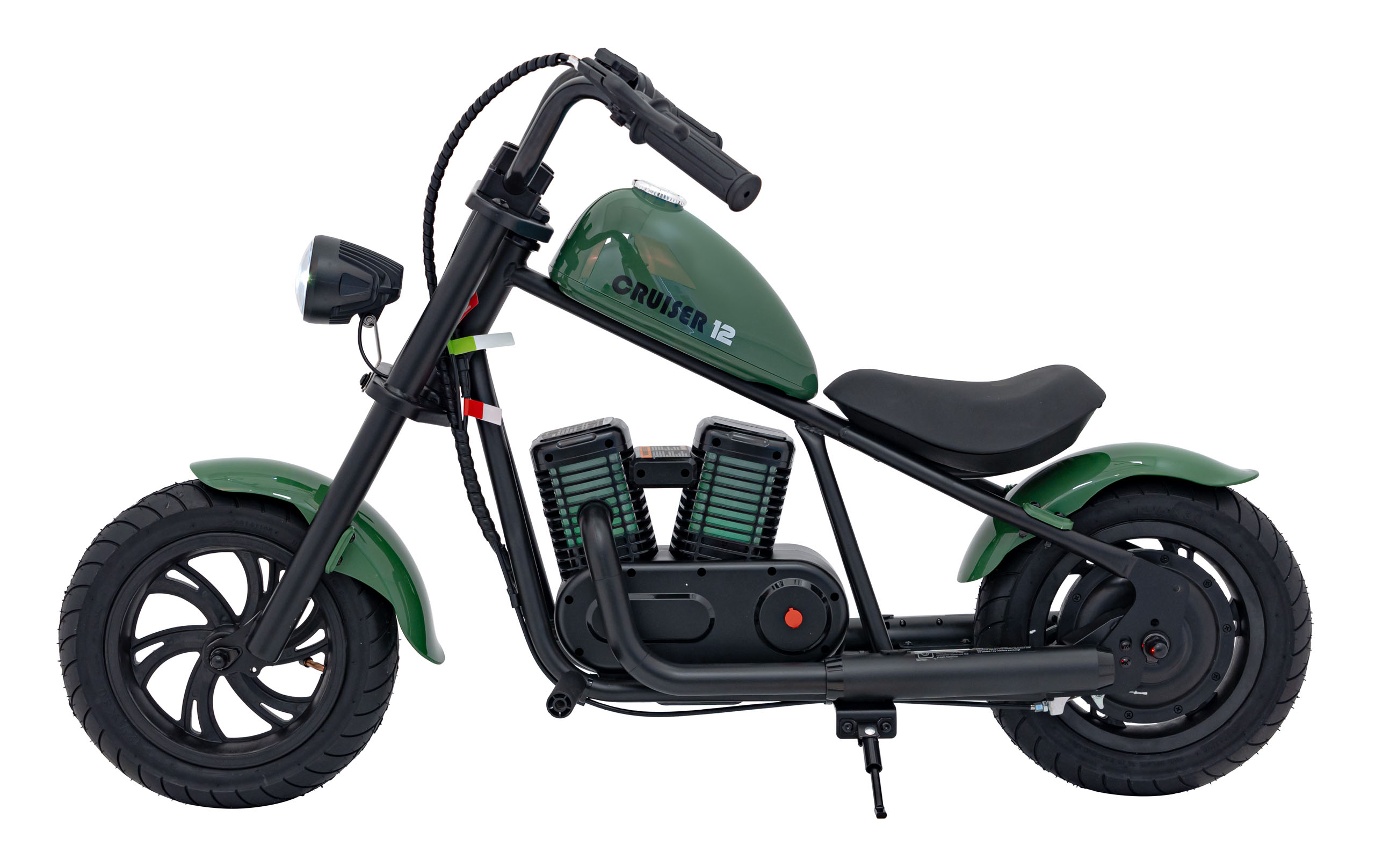 Motocicleta electrica pentru copii CRUISER 12 (MB03P) Verde - imagine 2
