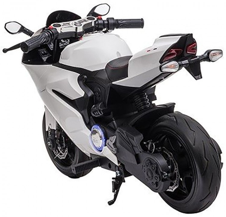 Motocicleta electrica pentru copii Perfect SX1629 24Volti / 250W viteza pana la 16 km/h, Alb - imagine 2