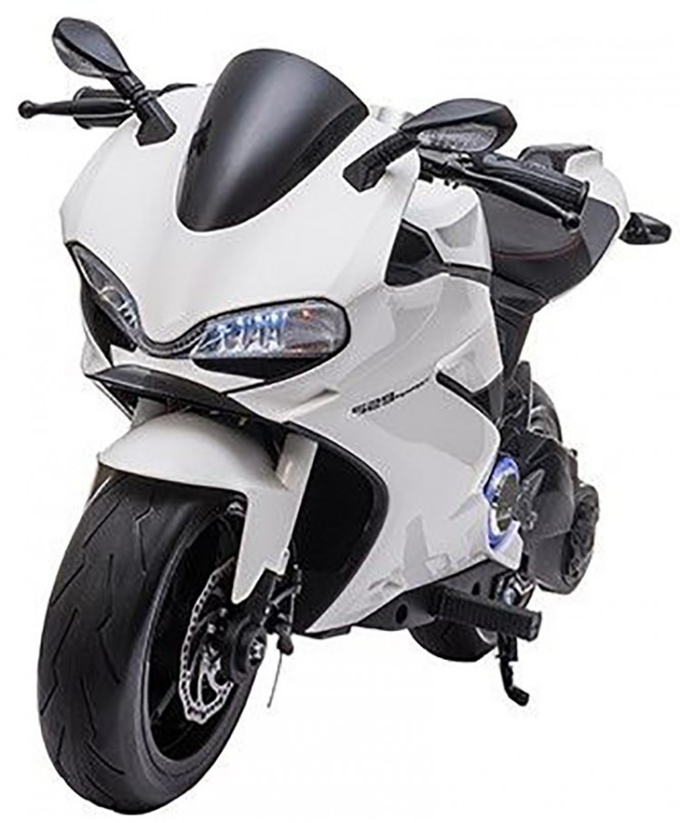 Motocicleta electrica pentru copii Perfect SX1629 24Volti / 250W viteza pana la 16 km/h, Alb - imagine 3