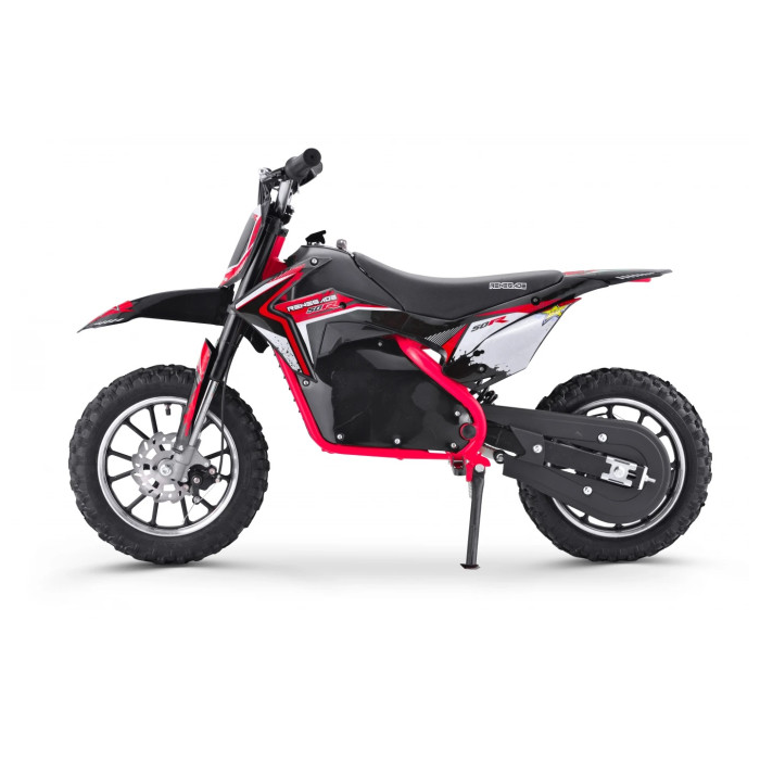 Motocicleta electrica pentru copii RENEGADE 50R 36Volti / 500W viteza pana la 24 km/h (110) Rosu