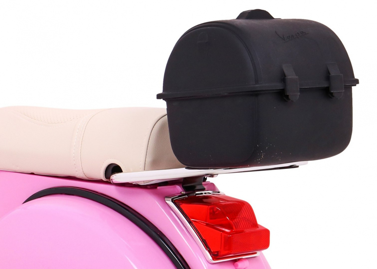 Motocicleta electrica pentru copii Scuter Vespa 12V 70W (PX150) Roz - imagine 7