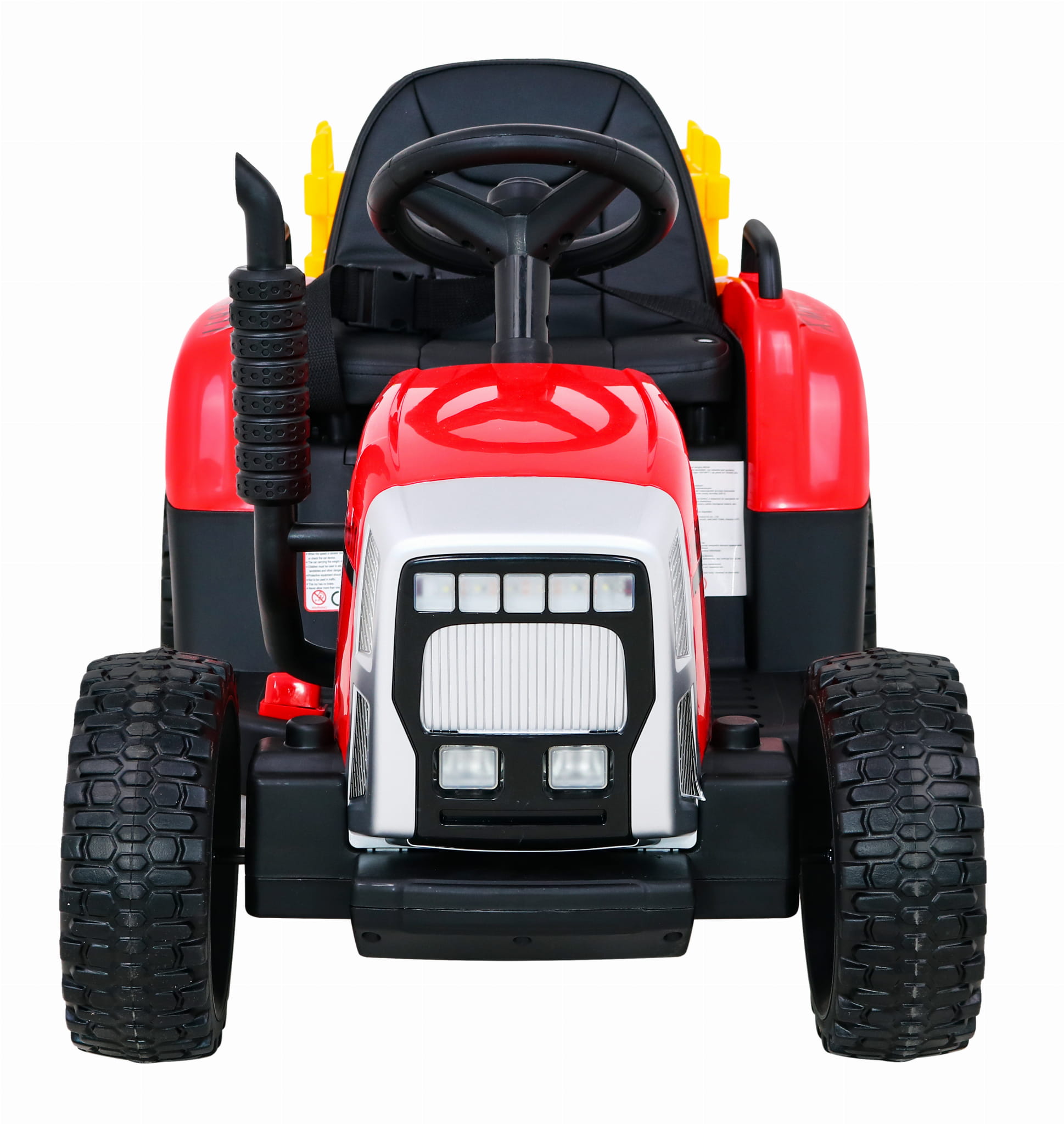 Tractor electric cu remorca pentru copii BLOW TRUCK LUX roti EVA (MX-611-LUX) Rosu - imagine 3