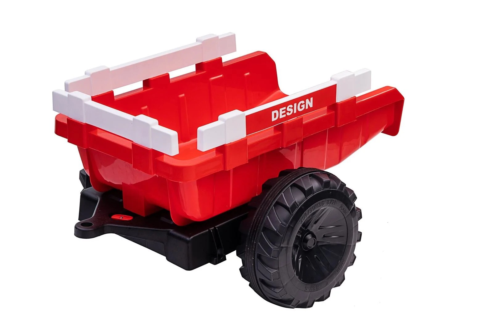 Tractor electric pentru copii cu remorca XXL LUX 720-T (2068) Rosu - imagine 4