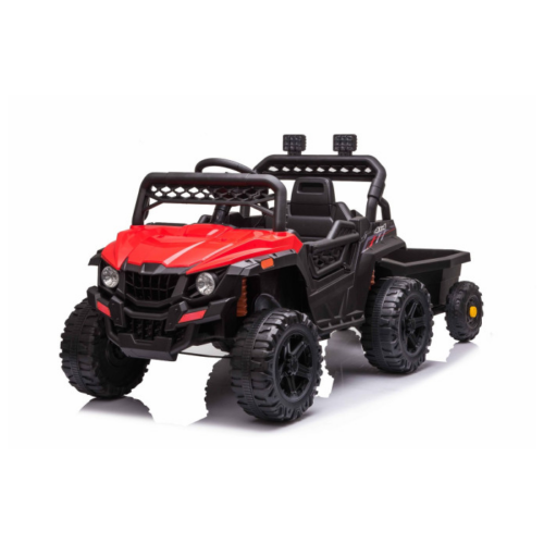 Tractor electric pentru copii cu remorca RSX MINI , Rosu