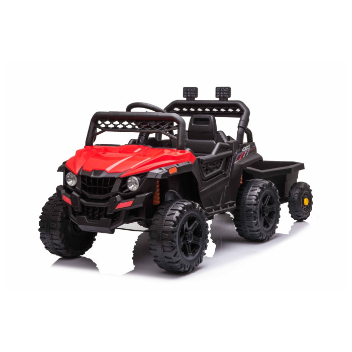 Tractor electric pentru copii cu remorca RSX MINI , Rosu