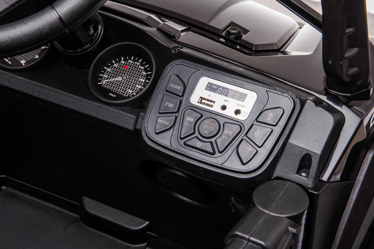 Tractor electric pentru copii cu remorca RSX MINI , Rosu - imagine 5
