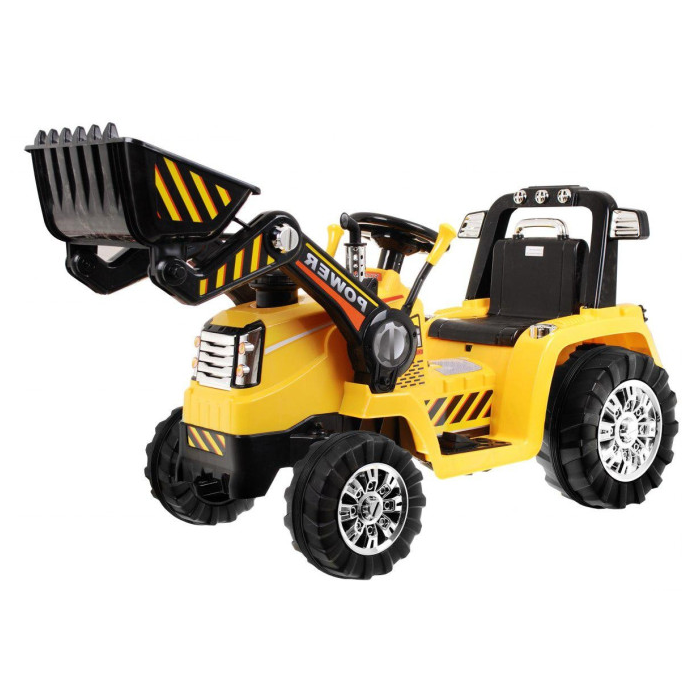 Tractor electric pentru copii cu Telecomanda (1005) Galben
