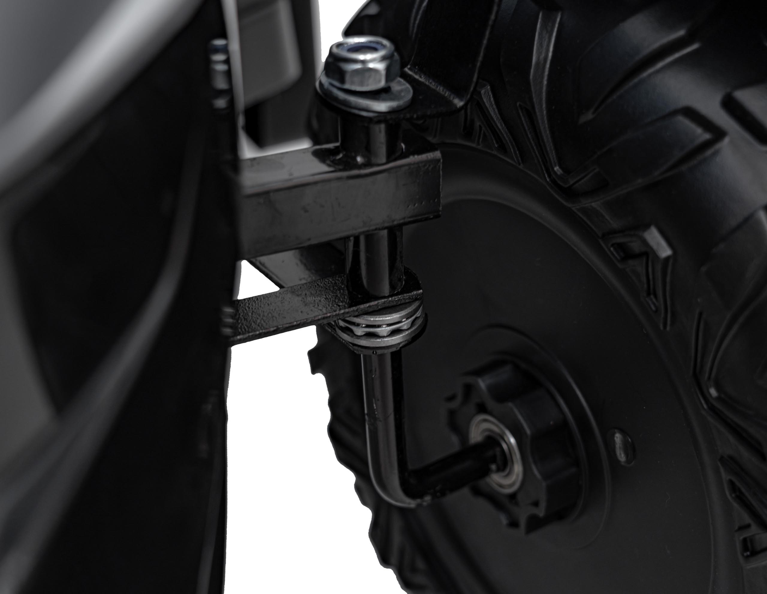 Tractor electric pentru copii cu remorca BLAST Z 24V 400W, echipare Lux: roti EVA, scaun piele, telecomanda parentala, Albastru - imagine 13