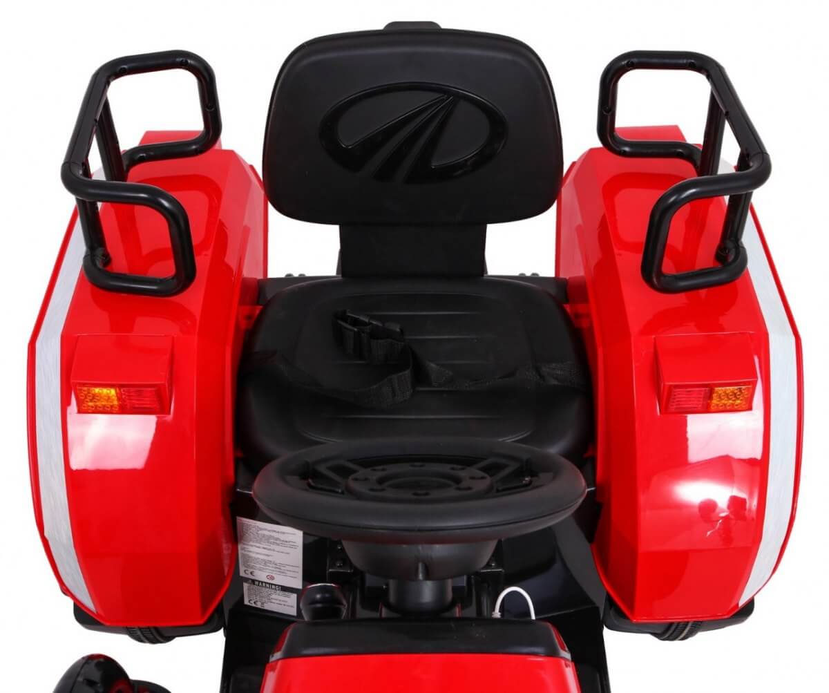 Tractor electric pentru copii cu roti mari BLAZIN POWER LUX (2788) Rosu - imagine 3
