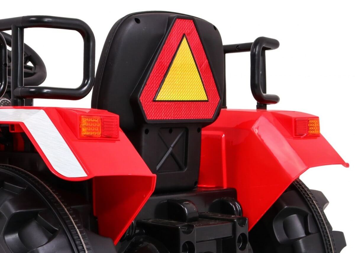 Tractor electric pentru copii cu roti mare BLAZIN (2788) Rosu - imagine 7