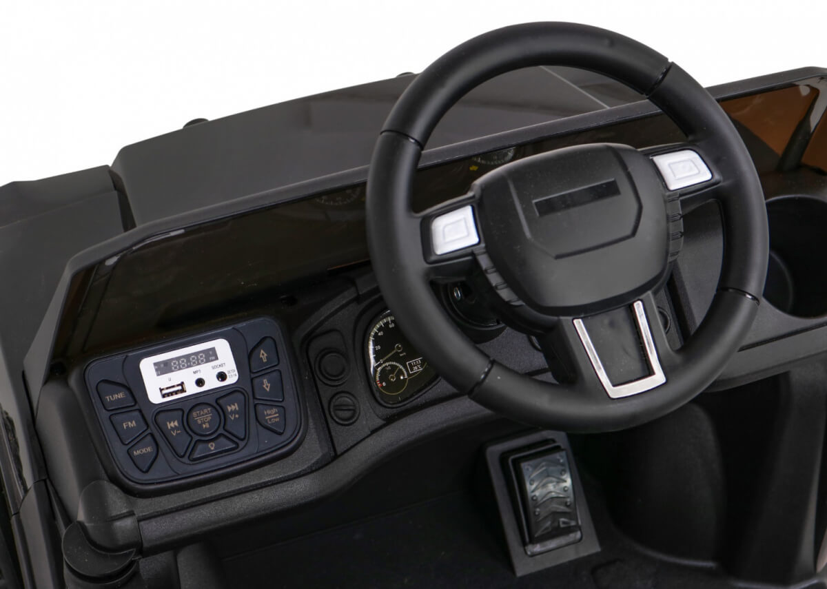 Tractor electric pentru copii FARMER PICK-UP (0926) Negru - imagine 5