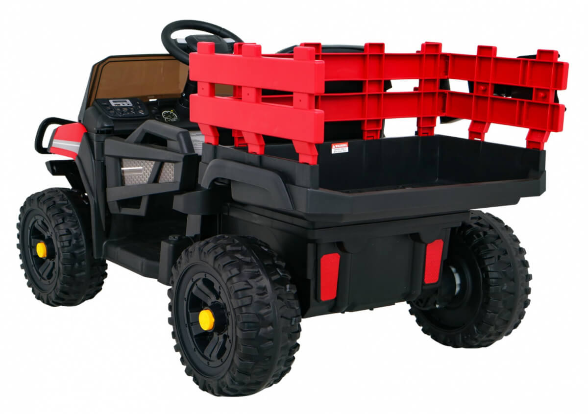 Tractor electric pentru copii FARMER PICK-UP (0926) Rosu - imagine 5