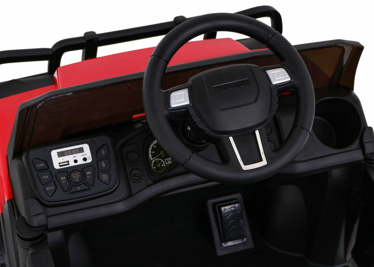 Tractor electric pentru copii FARMER PICK-UP (0926) Rosu - imagine 6