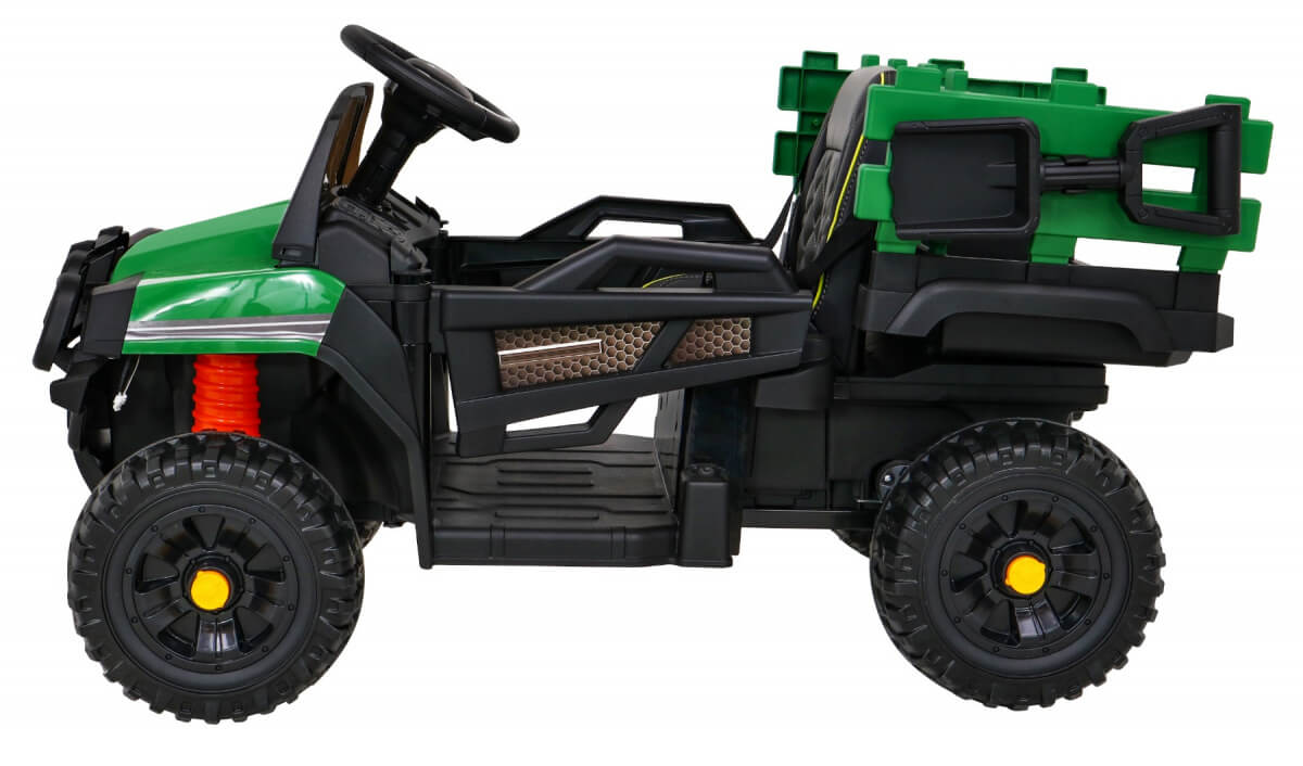 Tractor electric pentru copii FARMER PICK-UP (0926) Verde - imagine 3