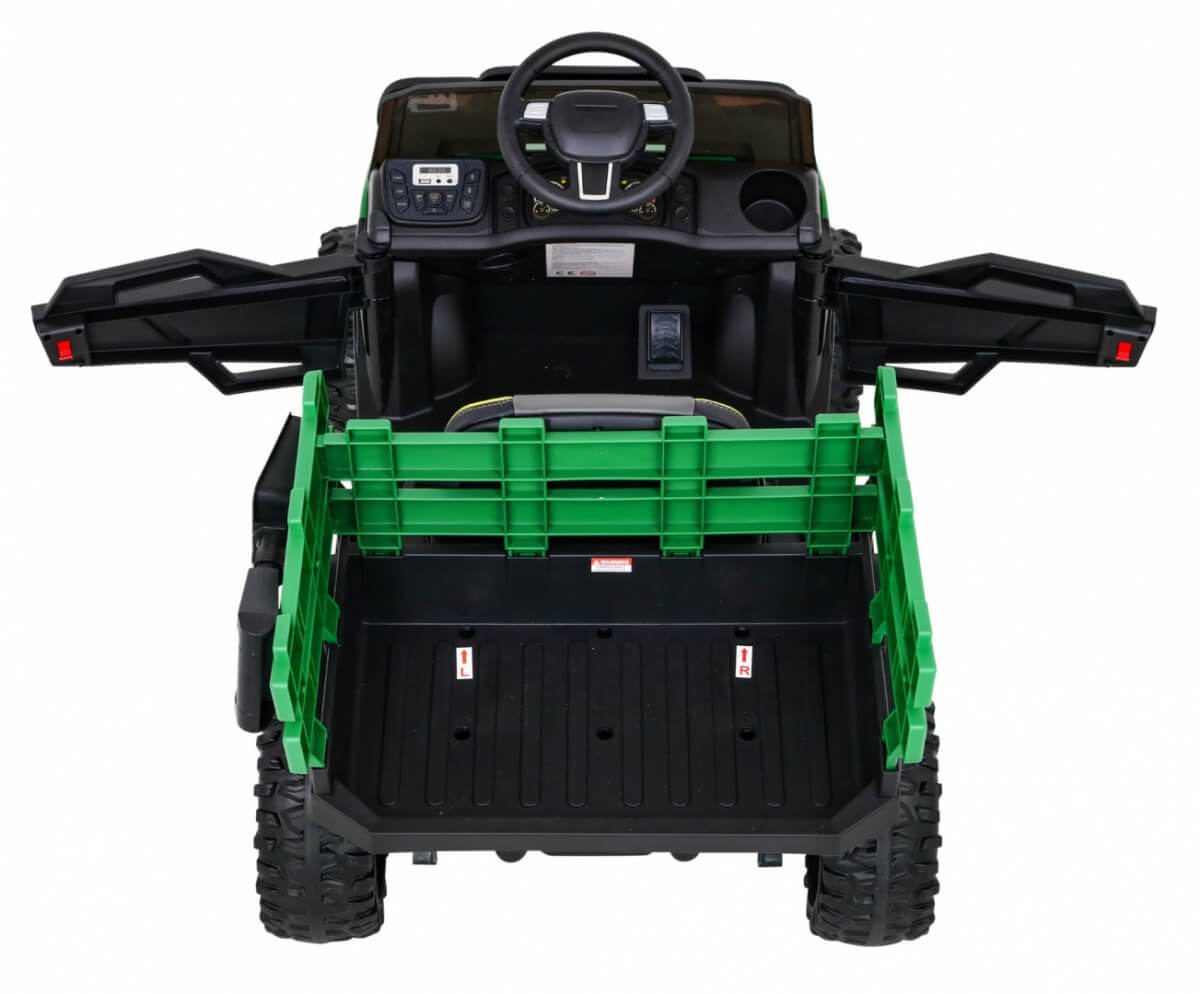 Tractor electric pentru copii FARMER PICK-UP (0926) Verde - imagine 4