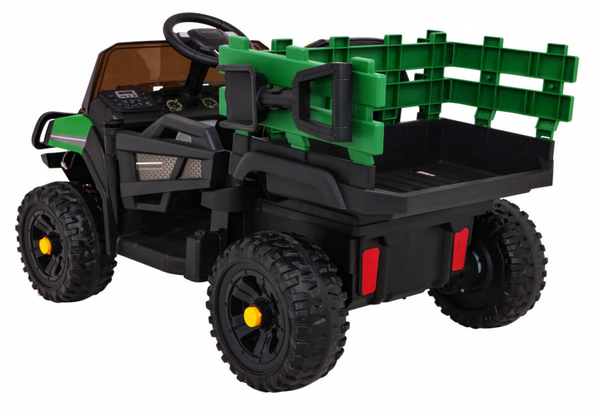 Tractor electric pentru copii FARMER PICK-UP (0926) Verde - imagine 6