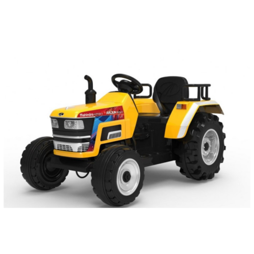 Tractor electric pentru copii cu roti mare BLAZIN (2788) Galben