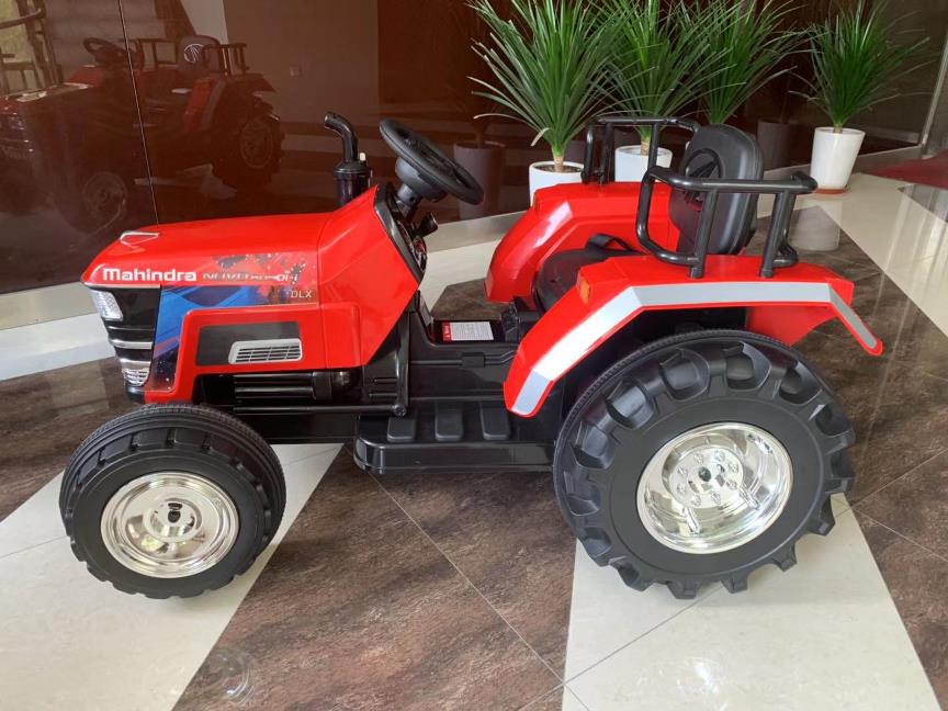 Tractor electric pentru copii cu roti mare BLAZIN (2788) Rosu - imagine 10