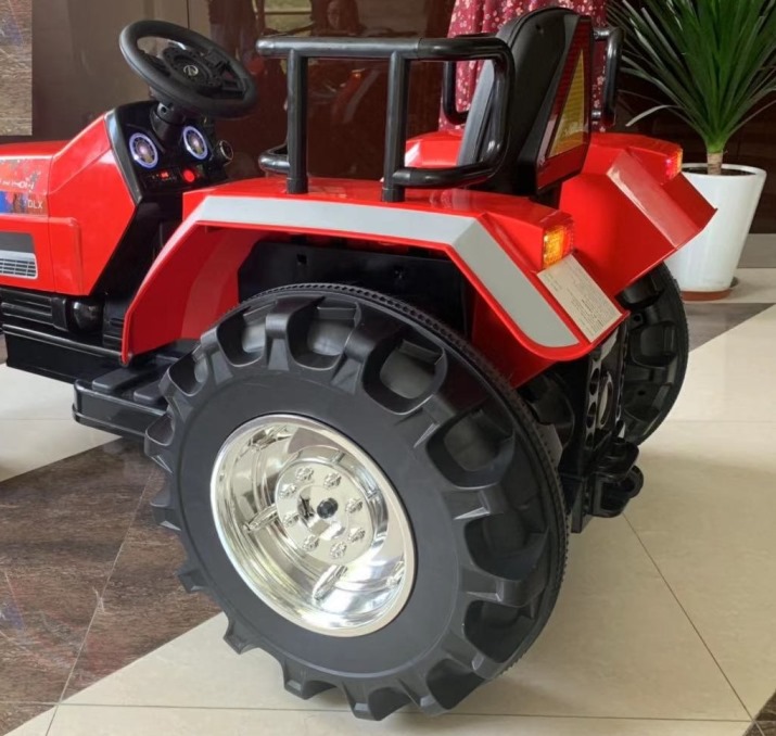 Tractor electric pentru copii cu roti mare BLAZIN (2788) Rosu - imagine 9