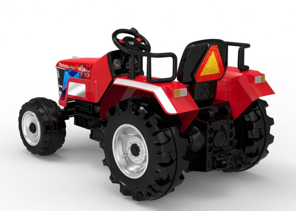 Tractor electric pentru copii cu roti mare BLAZIN (2788) Rosu - imagine 11