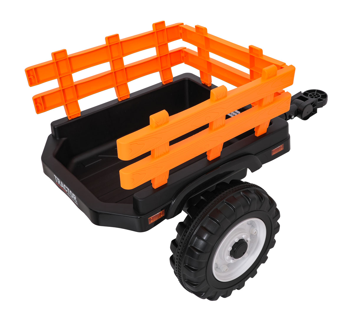 Tractor electric pentru copii cu remorca si cupa frontala MEGA 24V 400W, Rosu - imagine 7