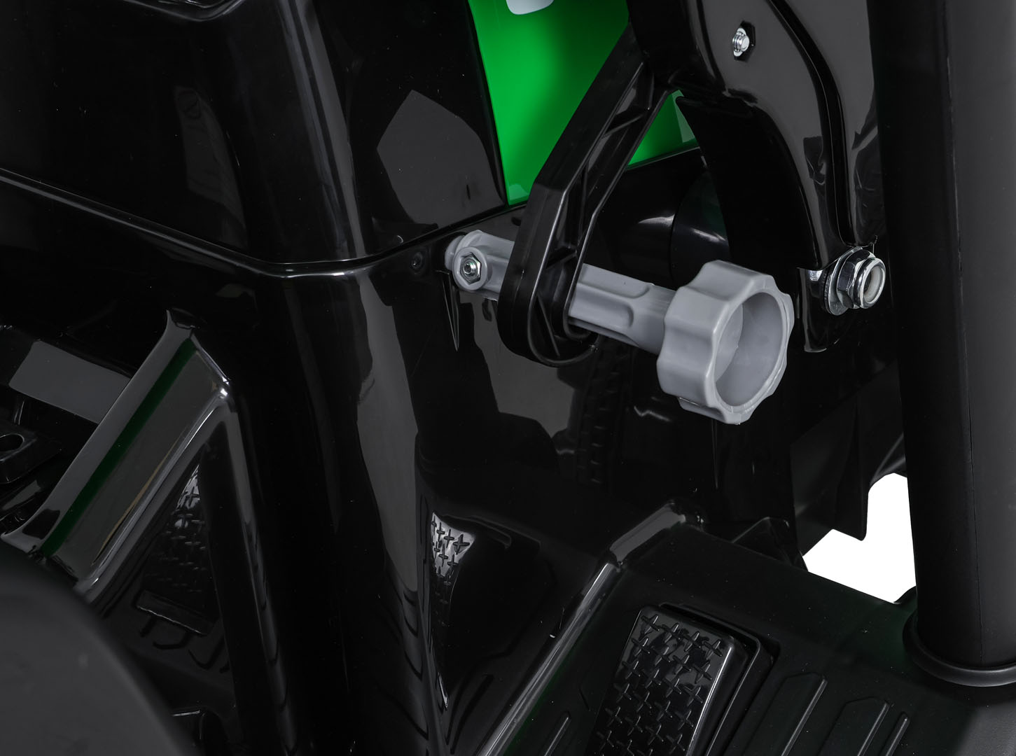 Tractor electric pentru copii cu remorca si cupa frontala MEGA 24V 400W, Verde - imagine 14