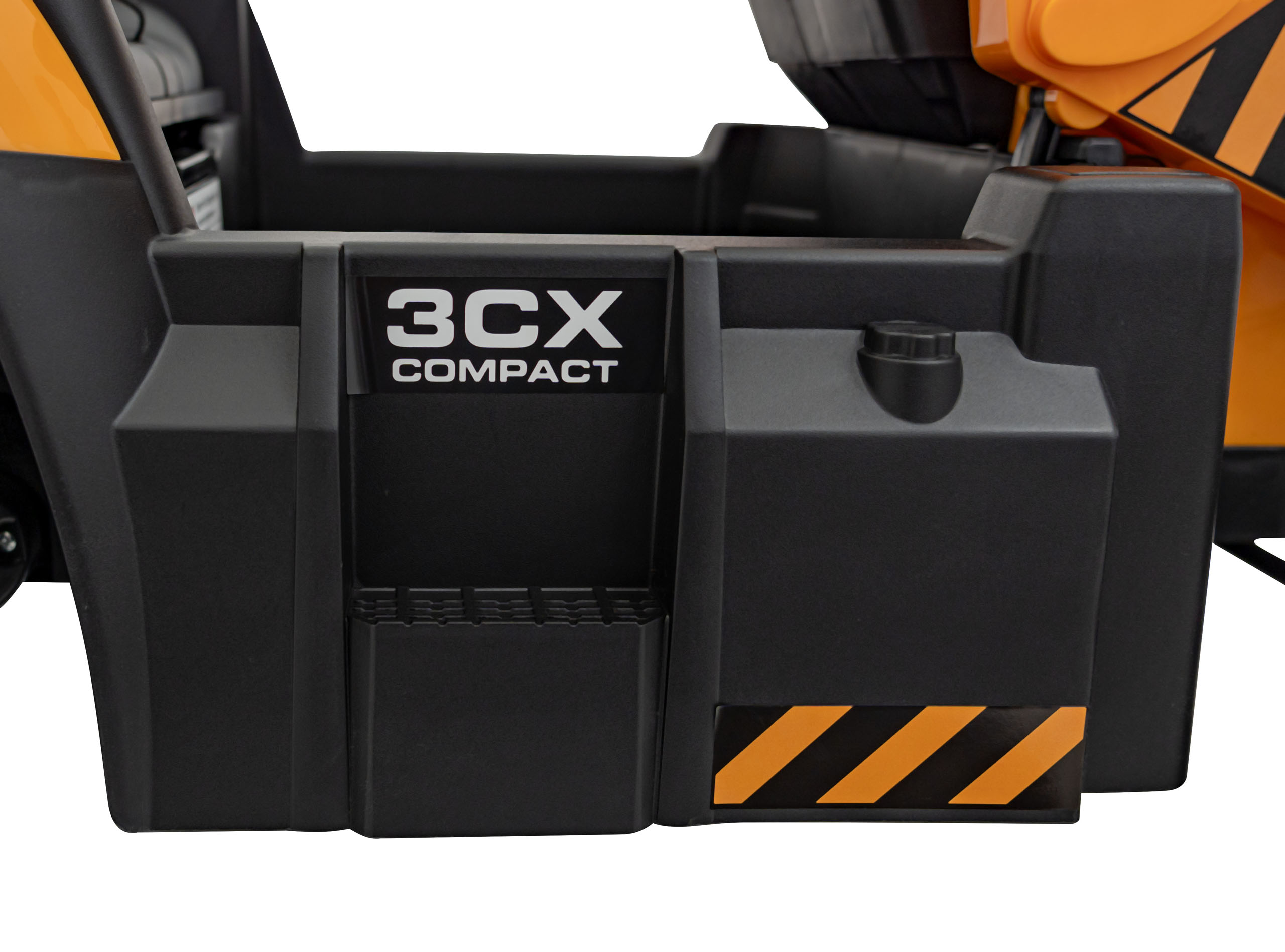 Tractor electric pentru copii cu cupa manuala JCB (0960) Galben - imagine 11