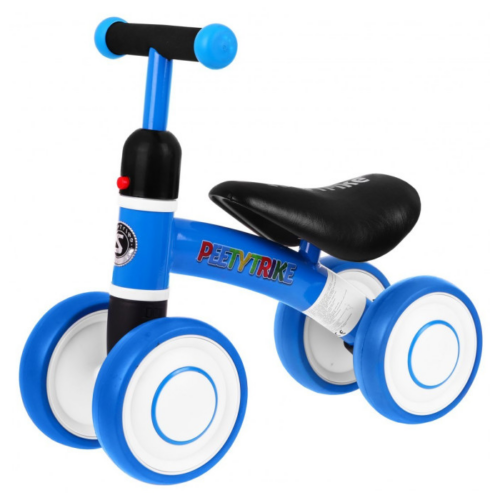 Tricicleta pentru copii fara pedale PEETYTRIKE, Albastru