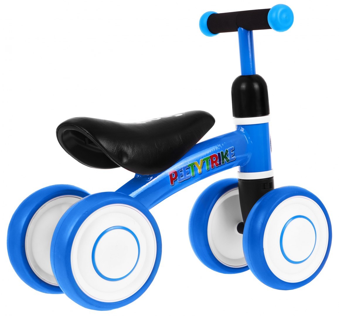 Tricicleta pentru copii fara pedale PEETYTRIKE, Albastru - imagine 4