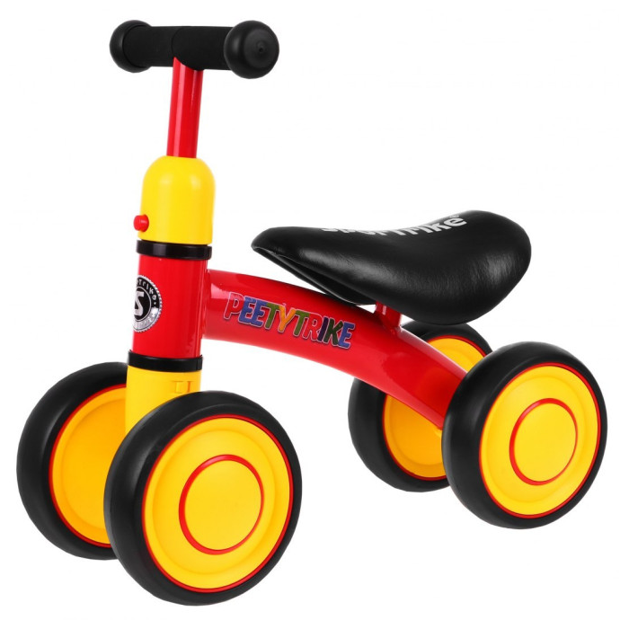 Tricicleta pentru copii fara pedale PEETYTRIKE, Rosu