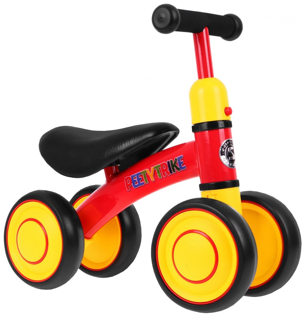 Tricicleta pentru copii fara pedale PEETYTRIKE, Rosu - imagine 3