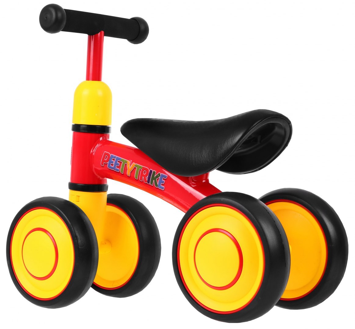 Tricicleta pentru copii fara pedale PEETYTRIKE, Rosu - imagine 4