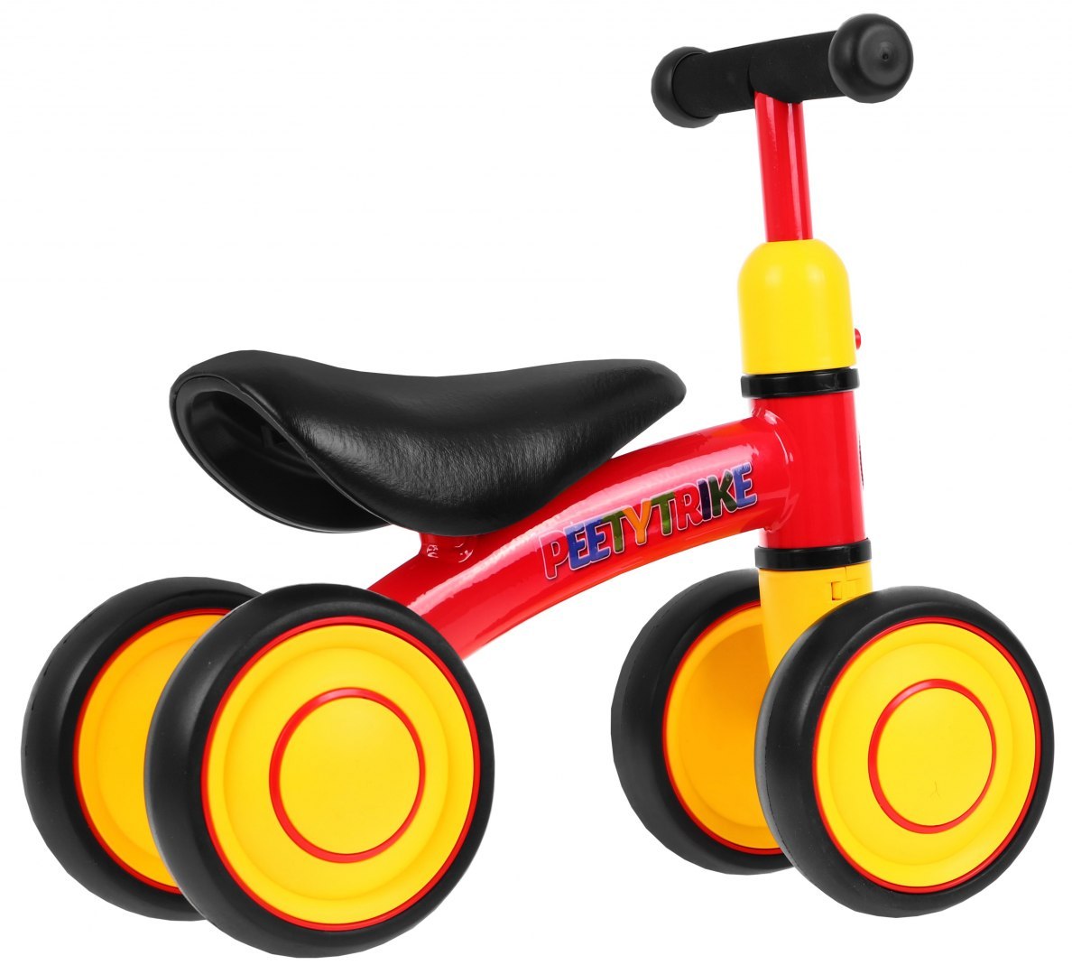 Tricicleta pentru copii fara pedale PEETYTRIKE, Rosu - imagine 6