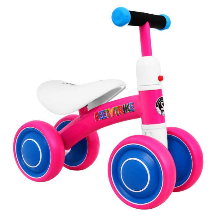 Tricicleta pentru copii fara pedale PEETYTRIKE, Roz