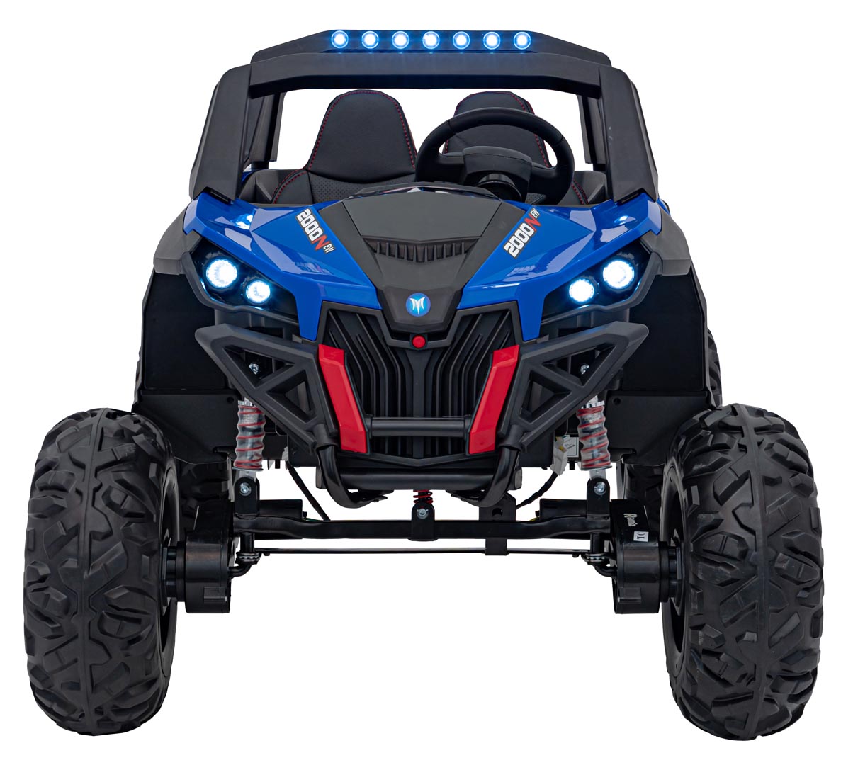 UTV electric pentru 2 copii Buggy MX 2000N 4x4 300W (603B) Albastru - imagine 2