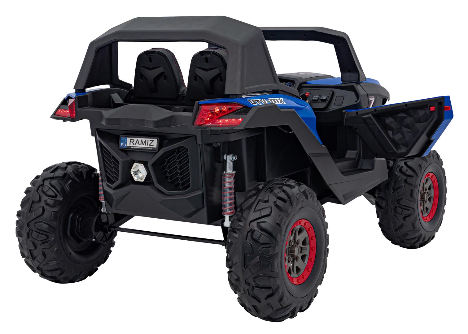 UTV electric pentru 2 copii Buggy MX 2000N 4x4 300W (603B) Albastru - imagine 5