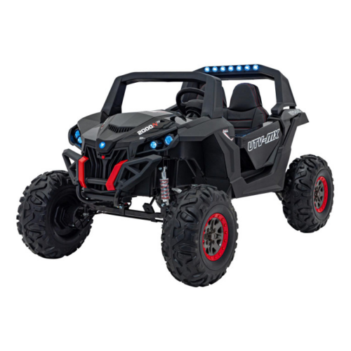 UTV electric pentru 2 copii Buggy MX 2000N 4×4 300W (603B) Negru