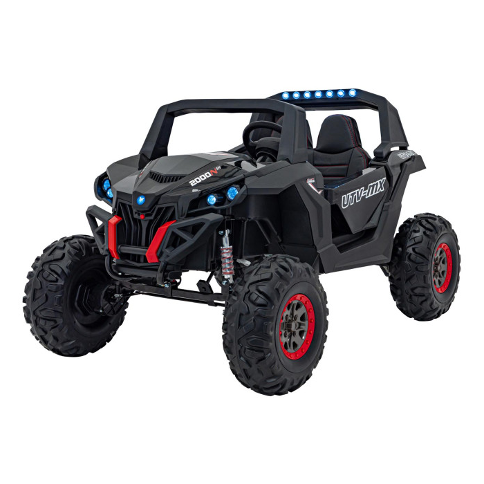 UTV electric pentru 2 copii Buggy MX 2000N 4x4 300W (603B) Negru