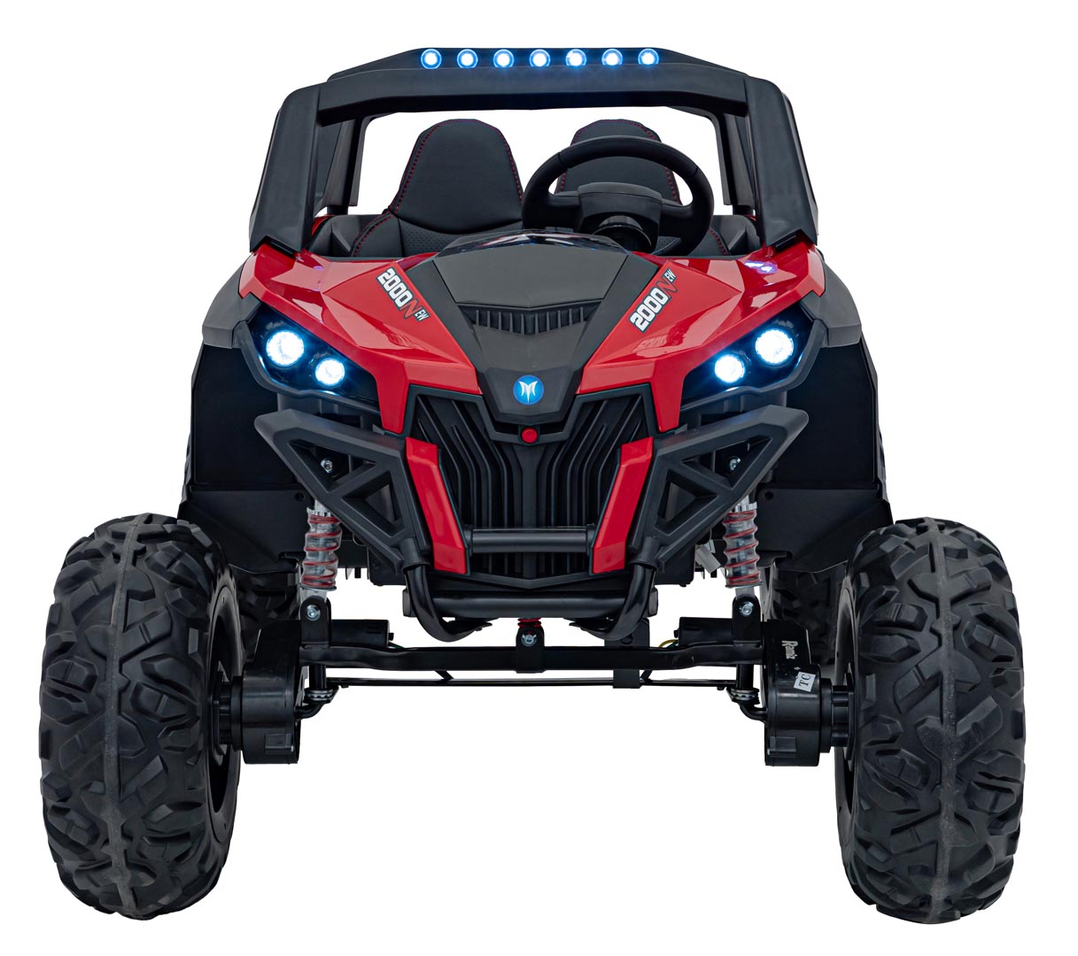UTV electric pentru 2 copii Buggy MX 2000N 4x4 300W (603B) Rosu - imagine 2