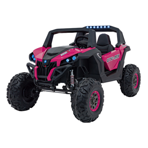 UTV electric pentru 2 copii Buggy MX 2000N 4×4 300W (603B) Roz