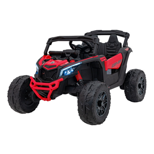 UTV electric pentru copii Can-Am Maverick 24V 800W 4×4 (CA003) Rosu