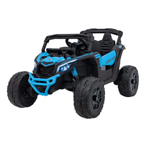 UTV electric pentru copii Can-Am Maverick 4×4 (CA003) Albastru